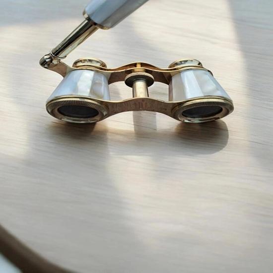 Brass Folding Binocular Monocle Nautical Spyglass 10.16 cm Wedding Anniversary Birthday Christmas Graduation Day Thanksgiving Gift