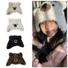 Simple Street Hat Trendy Portable Hat Casual Long Plush Hat Windproof Warm Hat for Everyday Wear
