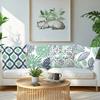 Simple Geometric Print Pillowcase Abstract Floral Home Living Room Sofa Pillowcase