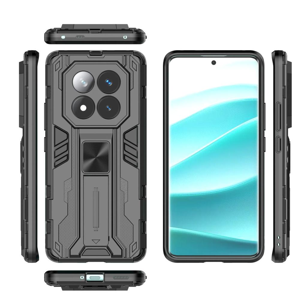 For Xiaomi Redmi Note 14 Pro Plus 5G Case Shockproof Armor Case for Redmi Note 14 Pro 4G 5G Car Magnetic Holder Back Cover