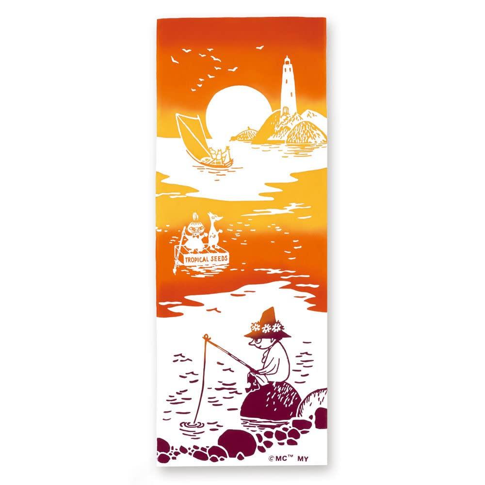 BACKYARD FAMILY Chusen Tenugui Hand Sunset (Dyed Towel)