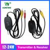 12V 24V Reverse Parking Backup CAM Car Rear View Camera Wireless Wiring Kit 2.4GHz Vehicle Cameras Wireless Transmitter/Receiver