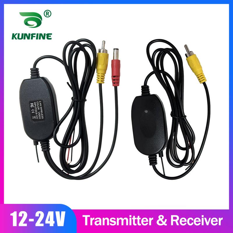 12V 24V Reverse Parking Backup CAM Car Rear View Camera Wireless Wiring Kit 2.4GHz Vehicle Cameras Wireless Transmitter/Receiver
