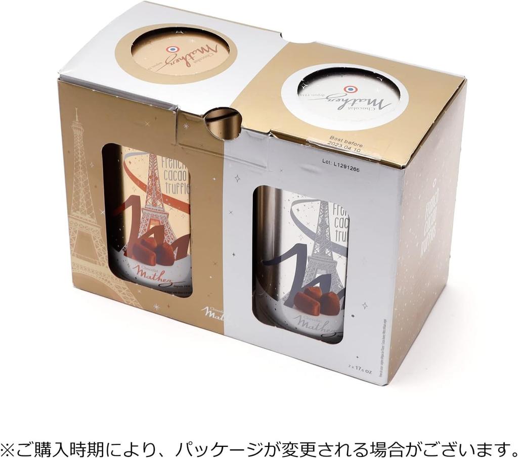 Truffle Chocolate Plain Salted Caramel Gift Set Can Box 1kg &