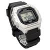 Casio Standard Digital Wristwatch for Men and Silver Overseas Model W-218HM-7AV Women, Metallic, [Used]