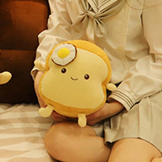 Multifunctional Plush Pillow High Simulated Lovely Toast Bread Cute Cushion for Girl