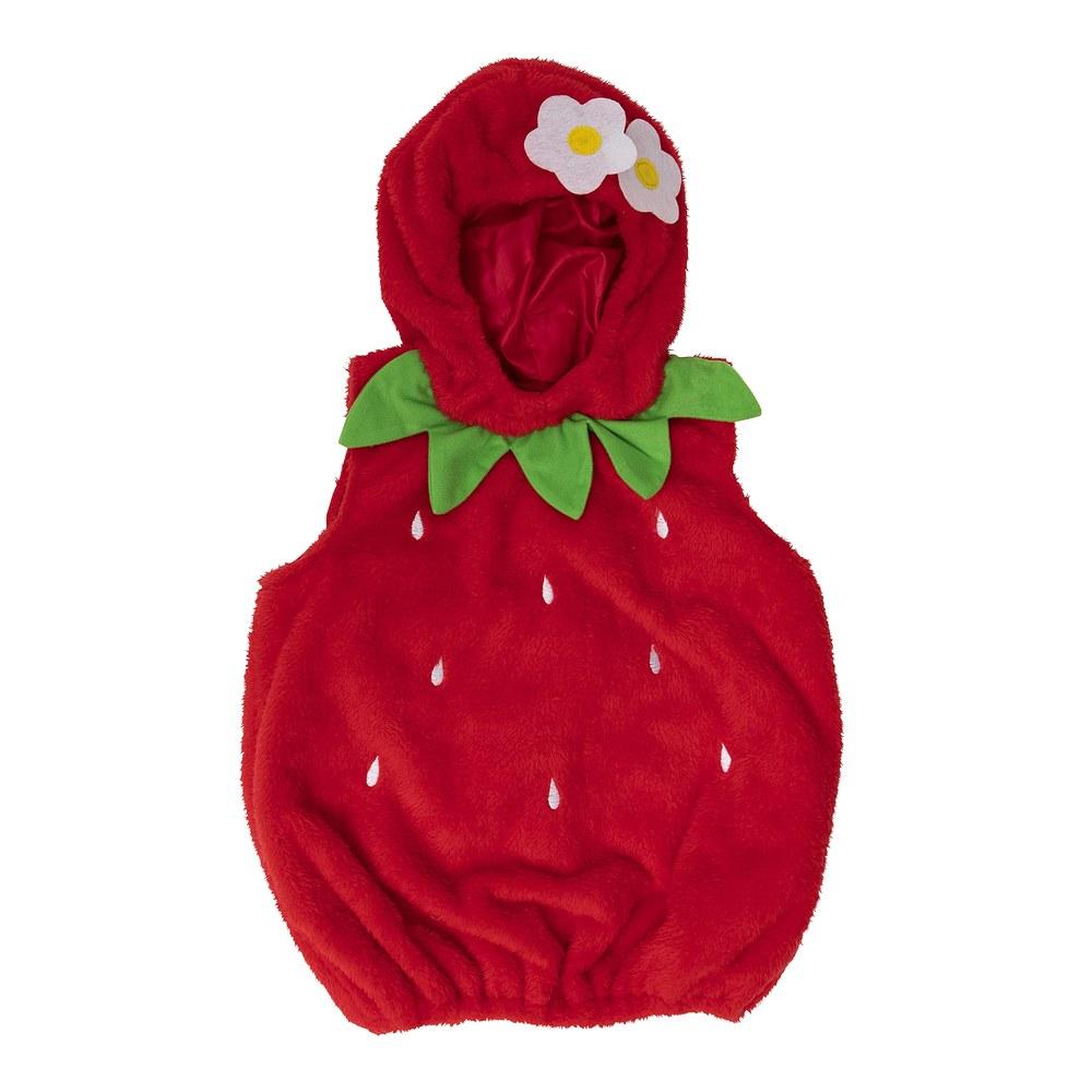 Clearstone Marshmallow Baby Costume Halloween Kigurumi Strawberry 80cm Red