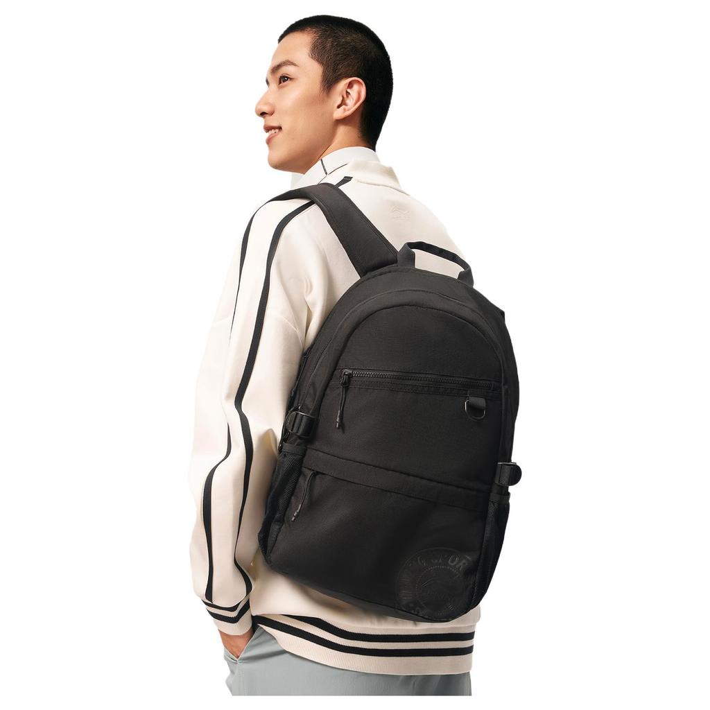 Li Ning Polyester Backpack Unisex Black ABSV219-1