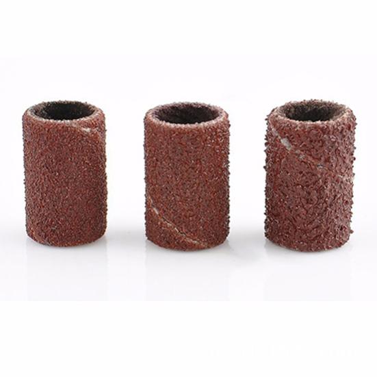 50 Pcs Sanding Wheel Nail Band Grinding DIY Art Pedicure Sander Sandingsleeve