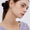 Tatiana (SILVER925) Colored Bean Gemstone Necklace NZ2028