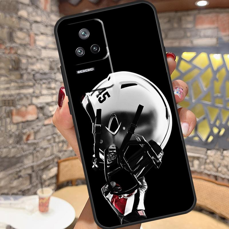 

American Football Case For Xiaomi 11T 12T 13 Pro 12X 11 12 Lite Cover For POCO F5 X5 X4 X3 Pro F4 GT F3 M5 C40 POCO X5 Pro
