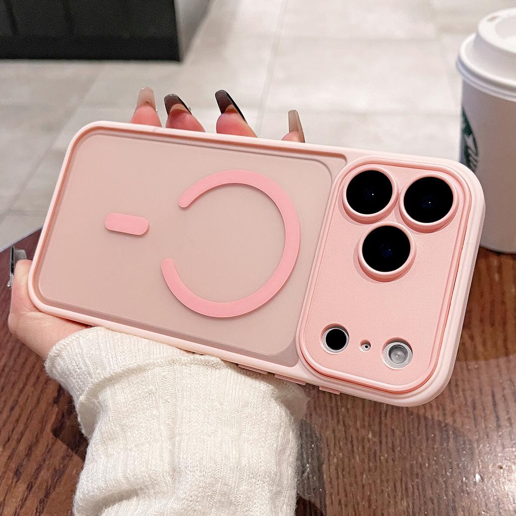 Shockproof Bumper Armor For Magsafe Matte Case for iPhone 17 Air 15 16 14 Plus 13 12 11 Pro Max PC TPU Camera Protection Cover