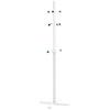 Coat Rack - Zeller - Children - Mdf Wood - 10 Hooks - White