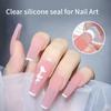 One Set Jelly Silicone Stamp Mini Nail Stamper With Scraper Kit Manicure Tools DIY Stamping Nail Art Nails Accesories