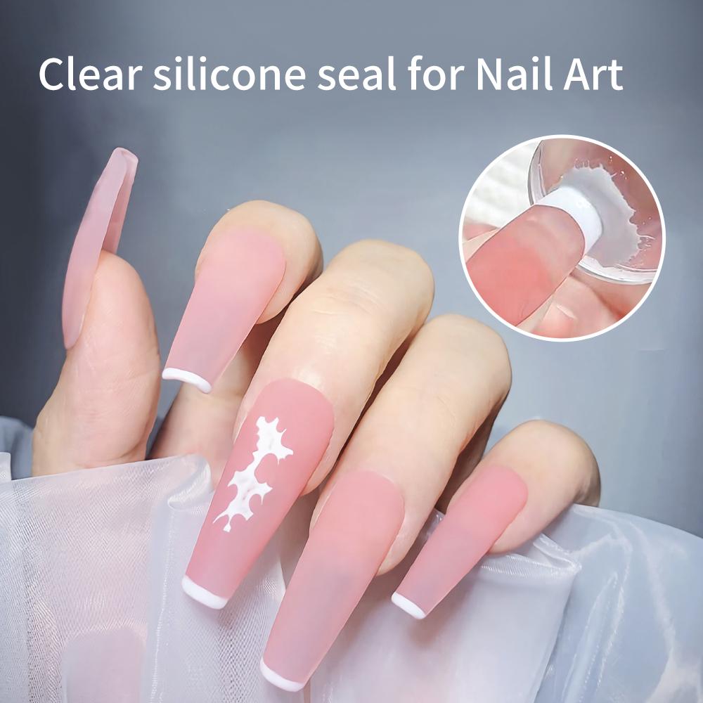 One Set Jelly Silicone Stamp Mini Nail Stamper With Scraper Kit Manicure Tools DIY Stamping Nail Art Nails Accesories
