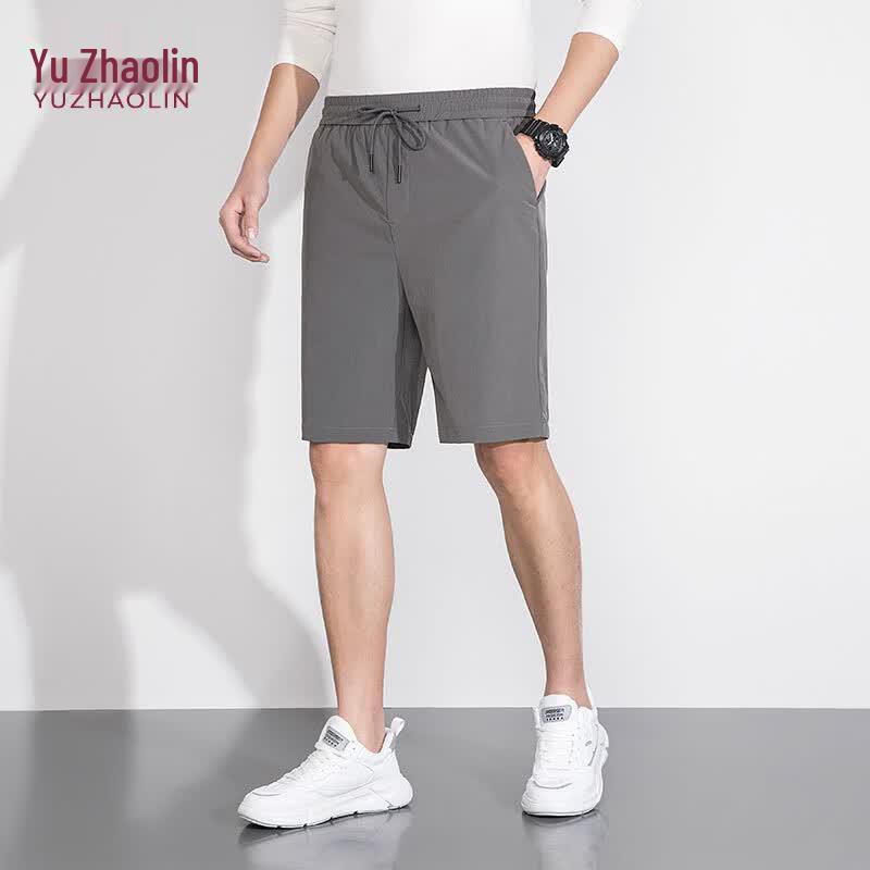 YUZHAOLIN Men s Summer Thin Casual Five-Point Shorts XL