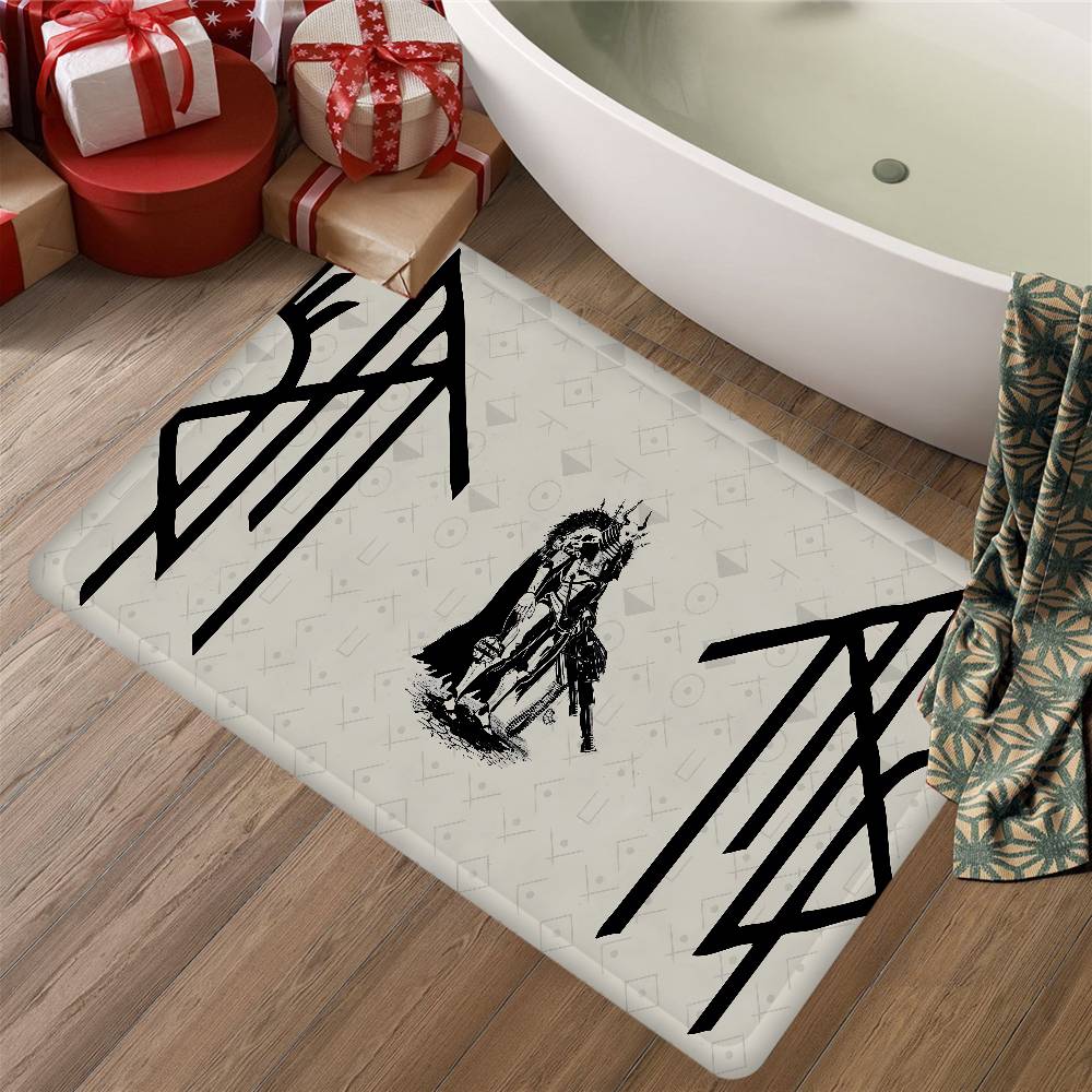 Sleep Rock Band T-Tokens Anime Door Mat Kids Room Bedroom Decoration Balcony Anti-Slip Doormat Living Room Doormat Area Rug