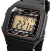 Casio Standard Digital Men's Watch W-217H-9AV Black Gold LCD Overseas Model
