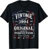 Vintage 31th Birthday Decorations Vintage 1994 31 Years Old TShirt Personalized Clothing Graphic T Shirts Camiseta Hombre