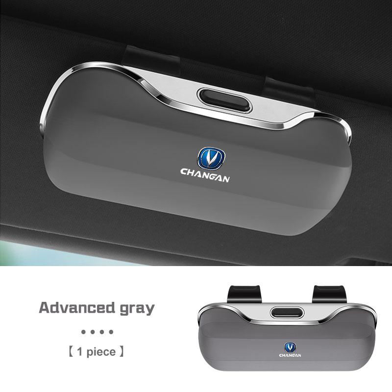 Car Visor Glasses Box Portable For Changan UNI-K CS35 CX70 CS85 CS55 CS75 CS15 F70 Sunglasses Holder Eyeglasses Case Accessories