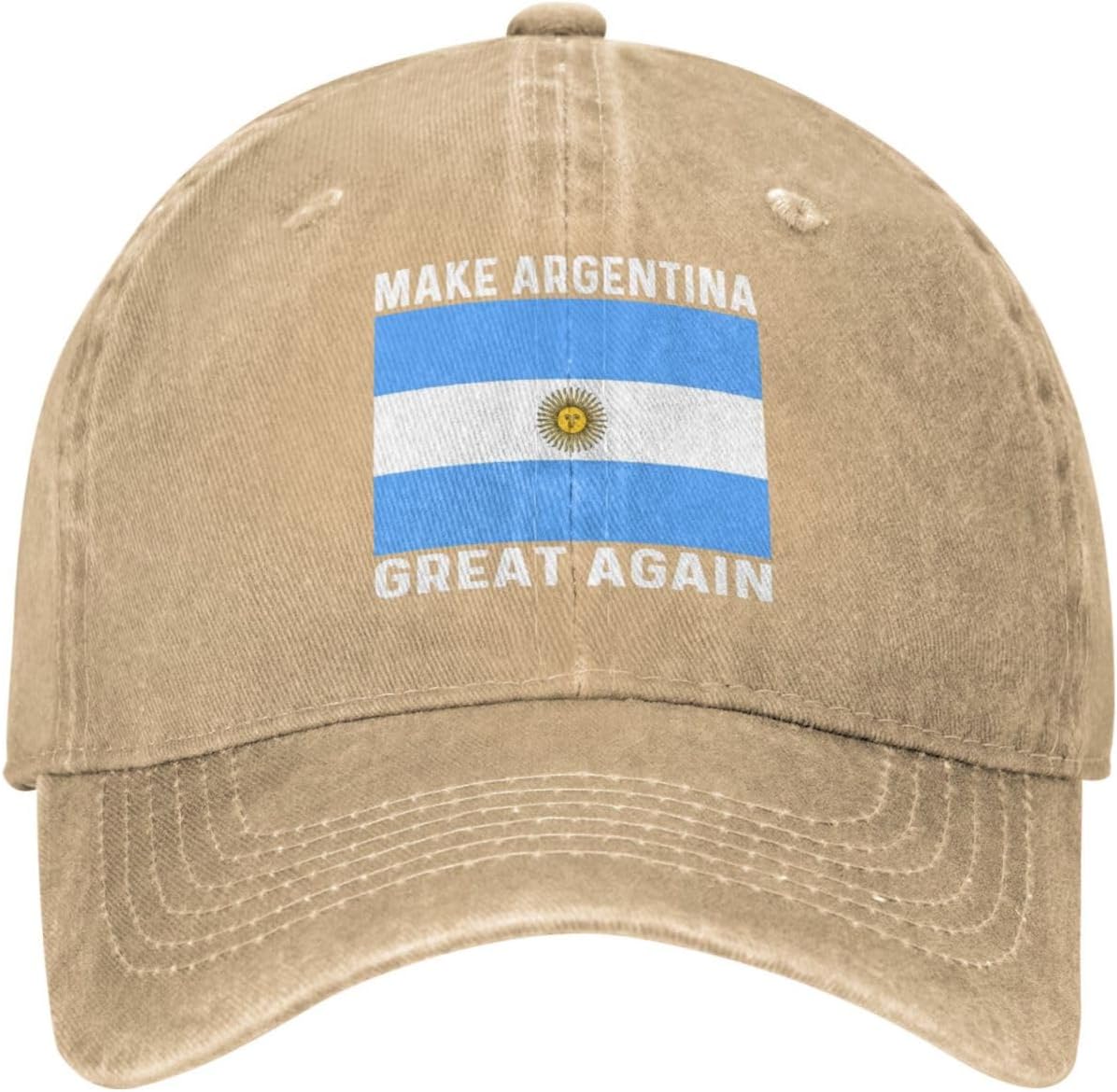 

Make Argentina Great Again Hat Women Baseball Caps Graphic Hat Adjustable