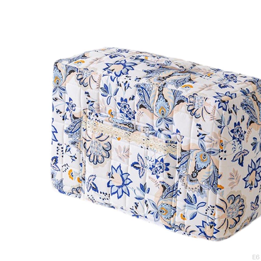 Copertura Floreale per Macchina da Cucire Trapuntata Antipolvere, Boho, Decorativa, Organizer per Materiali da Cucito per la Stanza dell'Artigianato