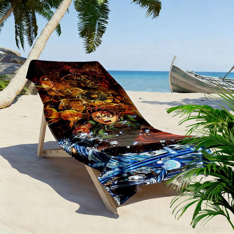 Zen Warrior Harmony Beach Towel Beach Beach Towel for Vacation Photos Seaside Quickdrying Swim Towel Outdoor Pool Towel Fashion