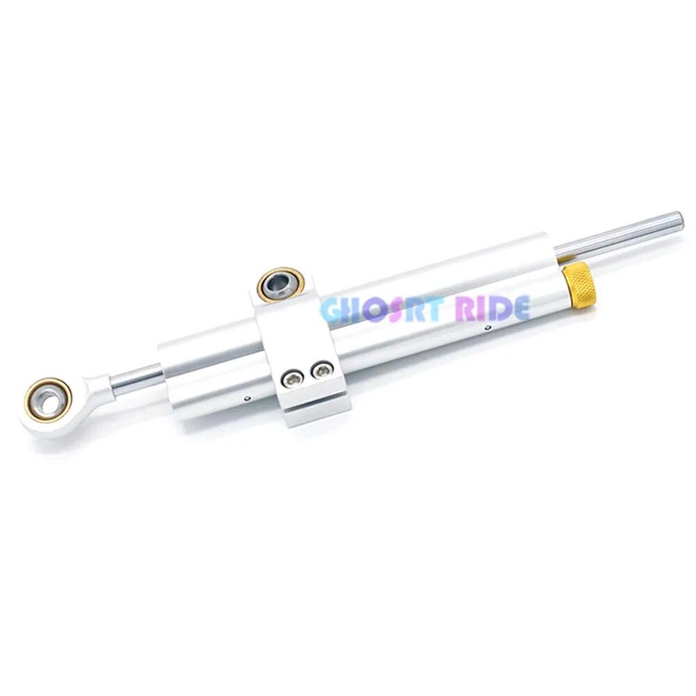 

Для SUZUKI GSXR GSX-R 600 750 1000 HAYABUSA/GSXR1300 Универсальный алюминиевый демпфер мотоцикла с ЧПУ, стабилизирующий контроль безопасности Short silver