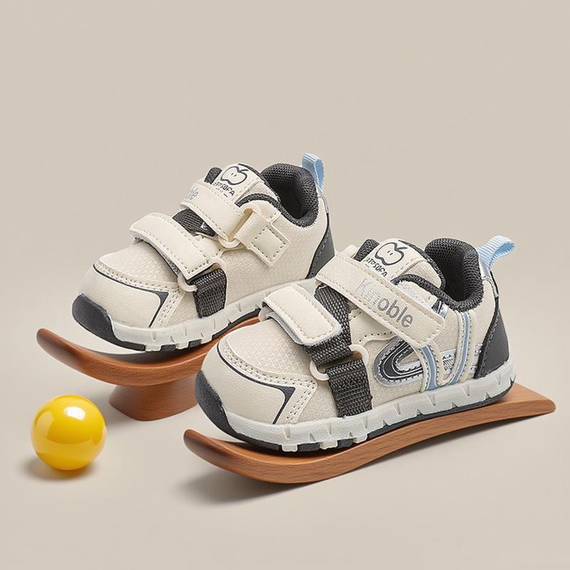 

Children s Sports Shoes with Soft Soles, Learning Walking Shoes, Boys and Girls Baby Shoes 16 серый