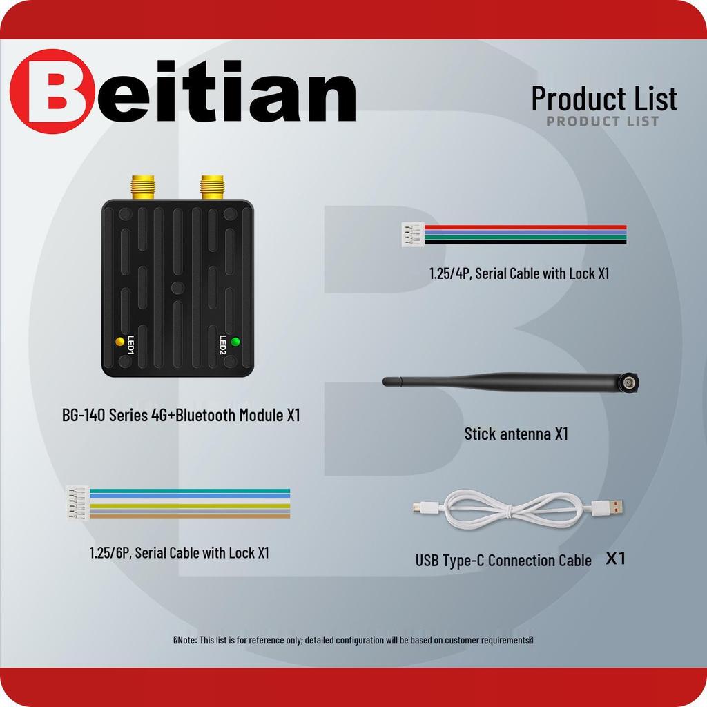 North Sky BG-140 4G IoT Module with GSM, All-Netcom Communication, and Bluetooth Configuration
