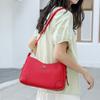 Einfarbige Umhängetasche Damen Tasche Große Kapazität Kleine quadratische Tasche Pendler Umhängetasche