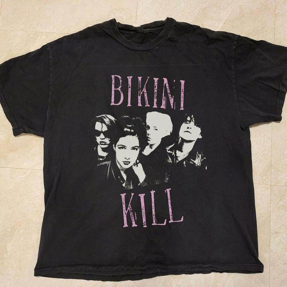 Bikini kill band Members Shirt Unisex Concert S5XL TR528 Unisex T-Shirt S