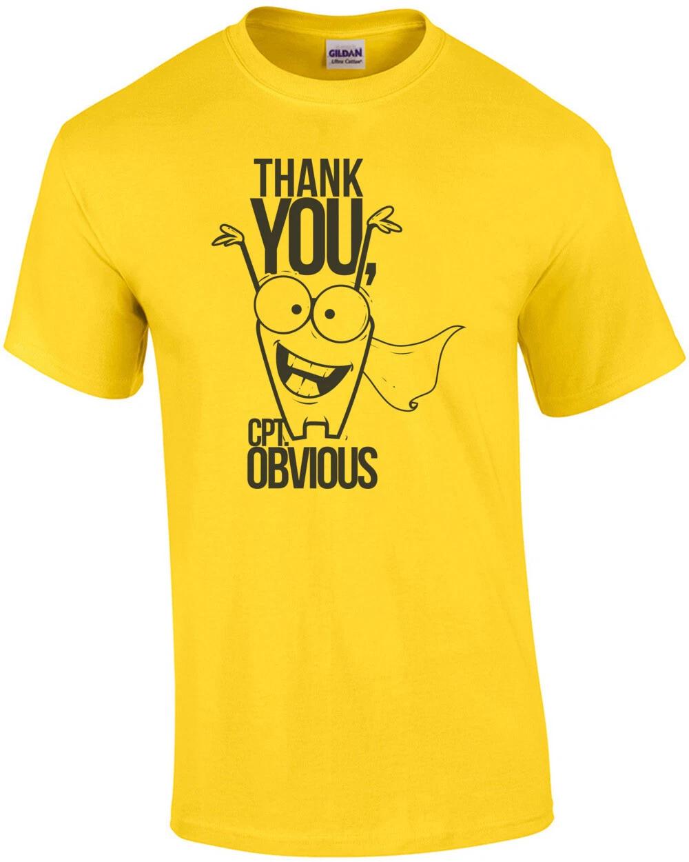 Thank You Captain Obvious T-Shirt S