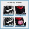 Electric Vehicle Storage Mesh Pocket - Universal Hanging Bag for Raincoat and Helmet