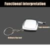 Pocket Size Retractable Measuring Tape Keychain Tape Measure Small Steel Tape Measure Portable Measurement Tool 2 Meter