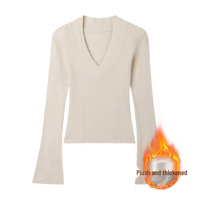 Women's Slimming Long-Sleeve Base Layer Top - Autumn/Winter, Waist-Cinching, Body-Shaping