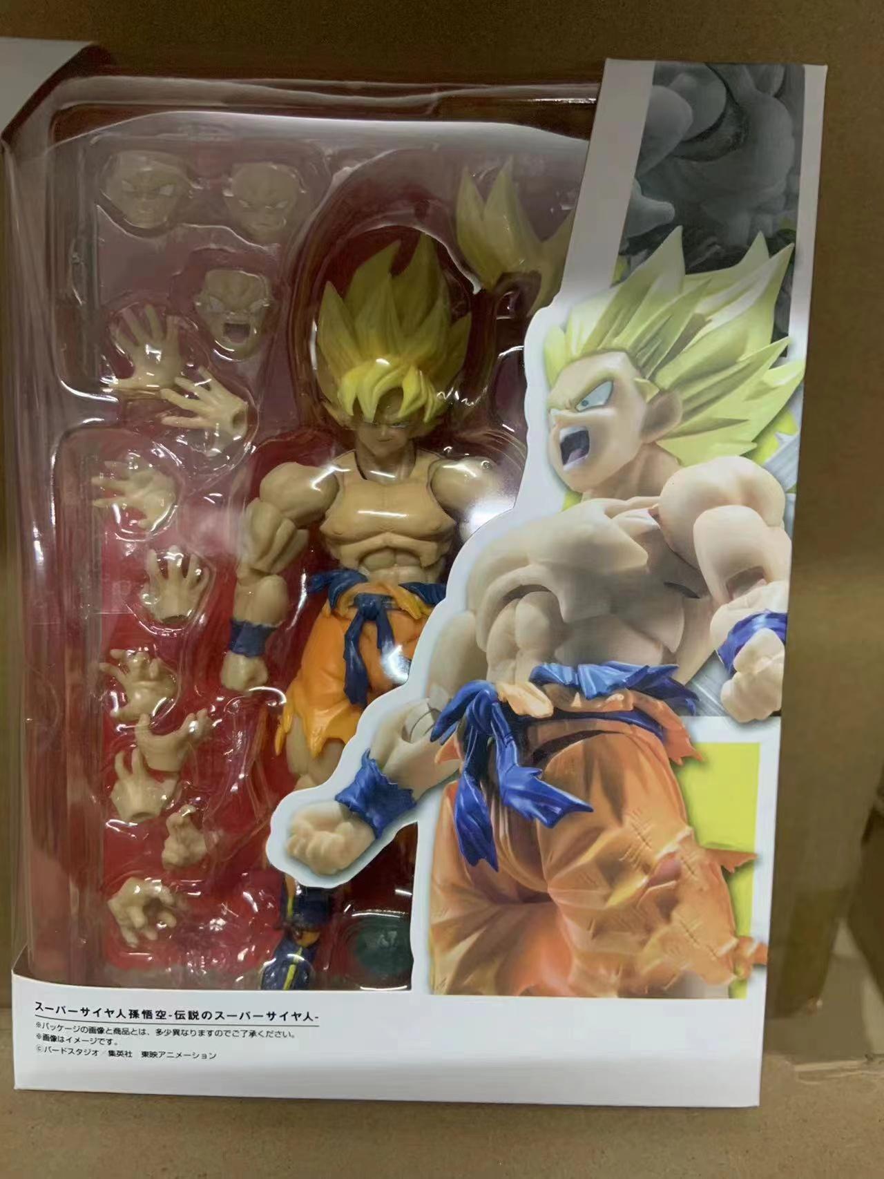Аниме Dragon Ball Z SHF Сон Гоку Артикулированная Фигурка Коллекционные Игрушки 17см no box