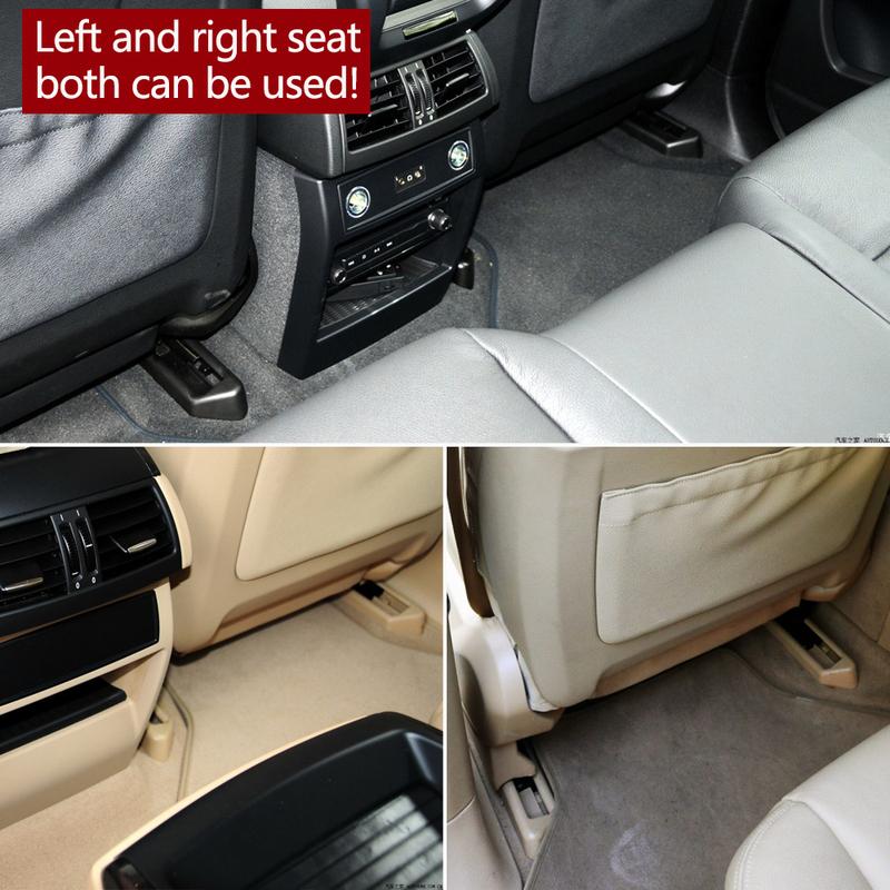 Interior Car Left Right Seat Sliding Track Rail Cover Trim Replacement For BMW X5 X6 E70 E71 E72 2007-2014
