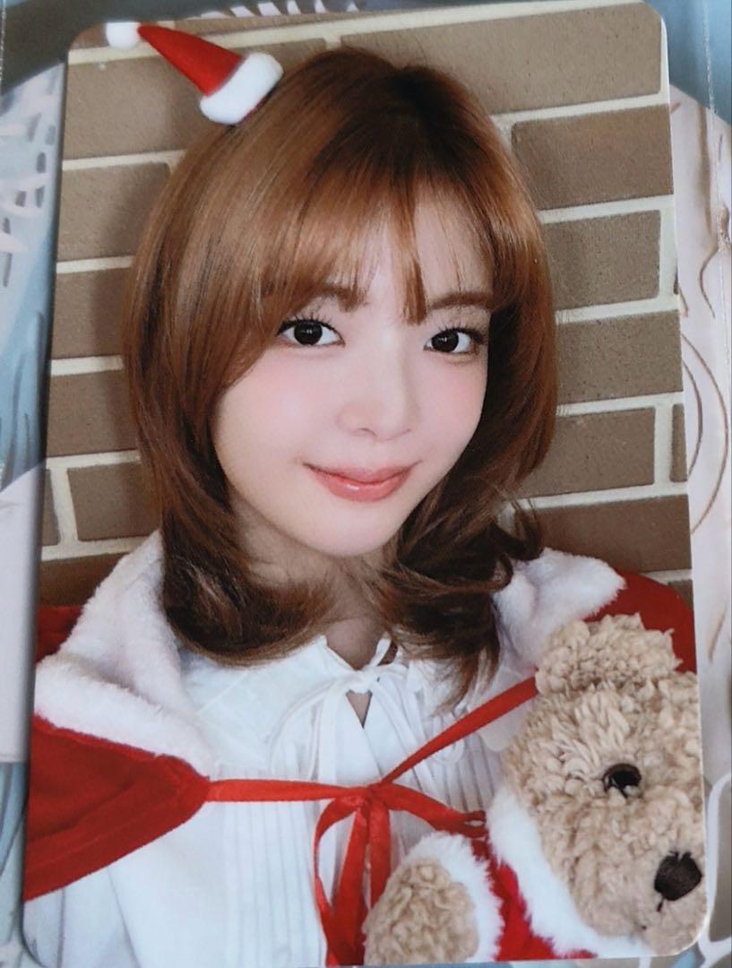 

[USED] itzy rear gold makestar limited edition Christmas trading card