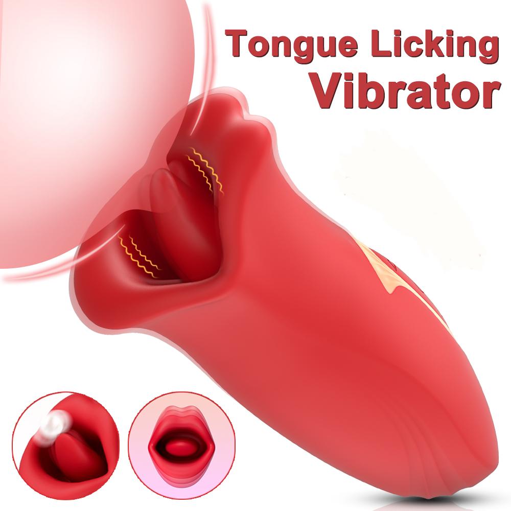 Sex Toys Sucking Vibrator for Women Tongue Licking Clitoris Sucker Female Powerful Clitoral G Spot Nipple Stimulator Adult Goods