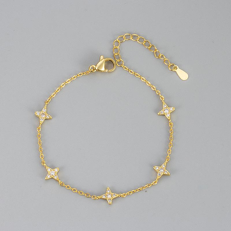 Exquisite Starburst Bracelet For Women Light Luxury Niche Design Elegant Daily Wear Versatile High End Jewelry Accessory