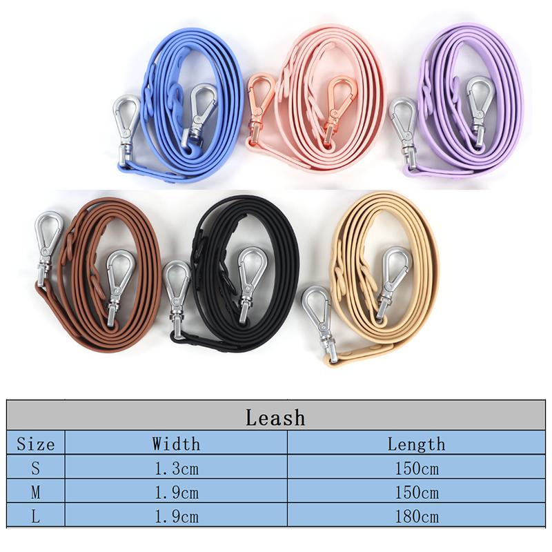 1.5M 1.8M Medium Big Dog Leash Easy and Convenient Multi Functional and Universal PVC Training Leash for Large Dogs