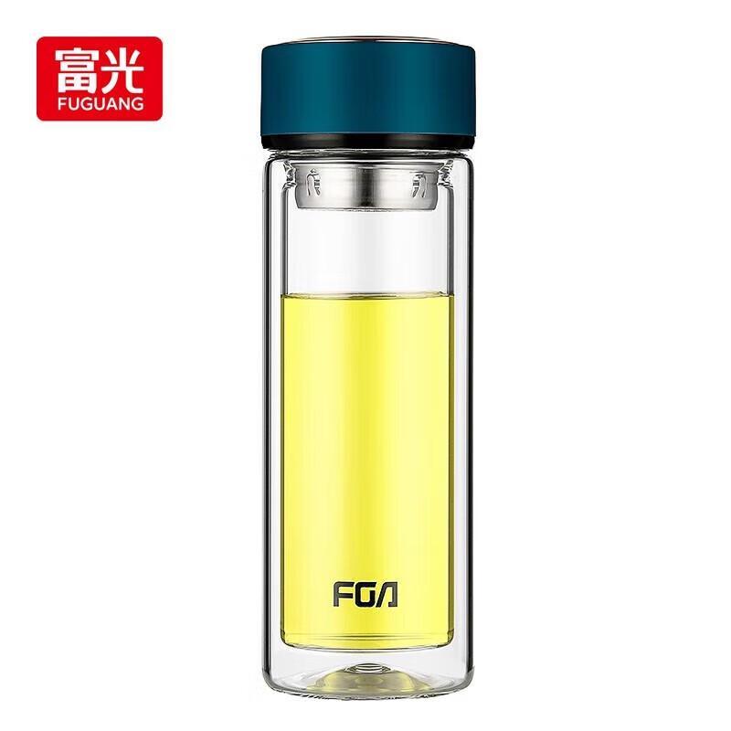 Fuguang Double-Layer Glass Tea Infuser Bottle