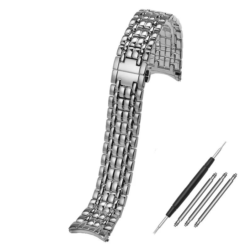 Edelstahlarmband für Longines prächtiges Uhrenarmband L4.921/L4.805 Metall-Uhrenarmband Herren Präzisions-Armband 18 20mm