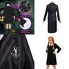Wednesday Addams Cosplay Costume Girls Kids Dress For Halloween Xmas Party