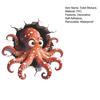 yangyizhi Octopus Toilet Seat Sticker, 3D Water Tank Waterproof PVC Cover Decal, Self-Adhesive Lid Decals for Bathroom