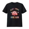 Teacher T Shirt Kiss Your Brain Appreciation Shirts S Teaching Squad Retro Vintage Washed Comfortable Graphic Streetwear