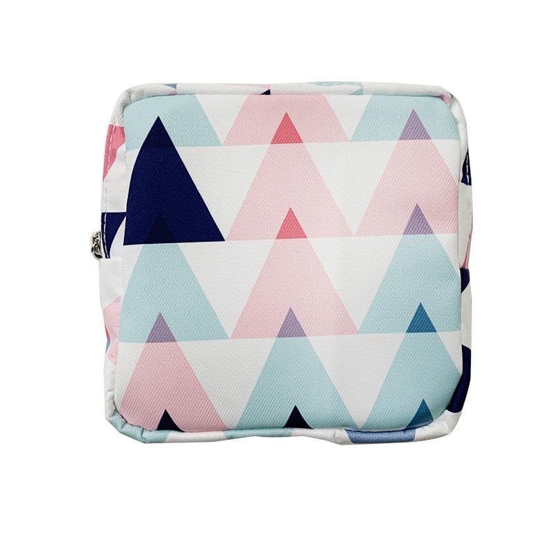 Dámské přenosné hygienické ubrousky na tampony úložný sáček Bavlněná cestovní taška na make-up Literární zip Peněženka na mince Ostatní úložný prostor