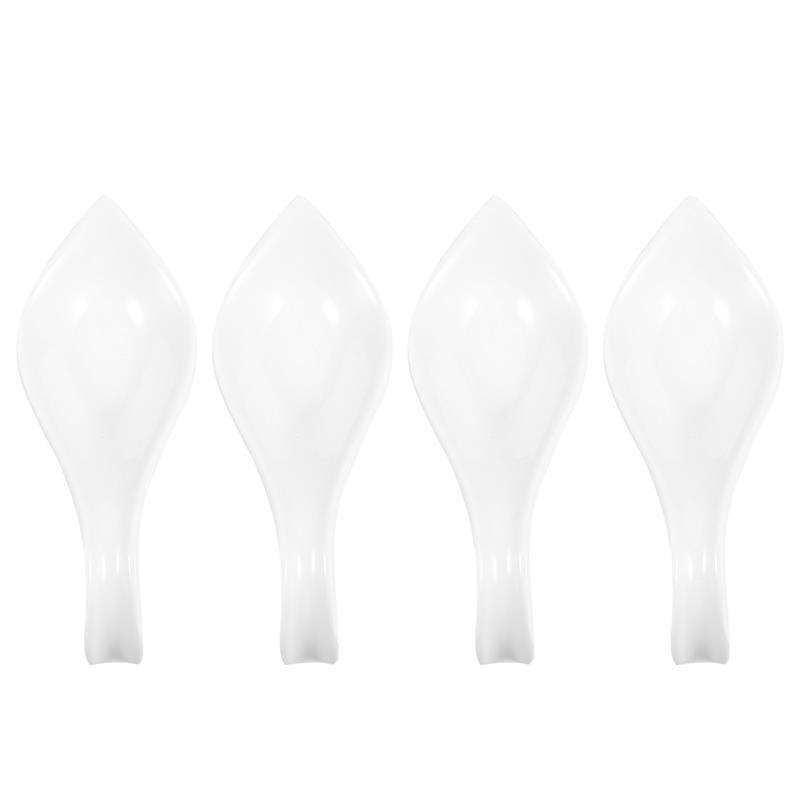 4pcs Melamine Juice Scoop Serving Spoon Kitchen Scoops Shrimp Paste Spoons Strong Smooth Surface Home Restaurant Bowls