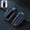 Funda de fibra de carbono para llave de coche, bolsa sin llave para BMW 5 7 Series G11 G12 G30 G05 G07 X3 X4 X5 X7 G31 G32 I8 I1